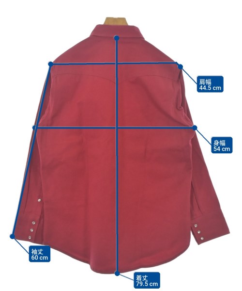 Carhartt（カーハート）カジュアルシャツ 赤 サイズ:161/2(XL位) メンズ/2200713347012
