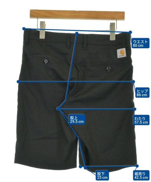 Carhartt（カーハート）ショートパンツ 黒 サイズ:30(M位) メンズ/2200713549058