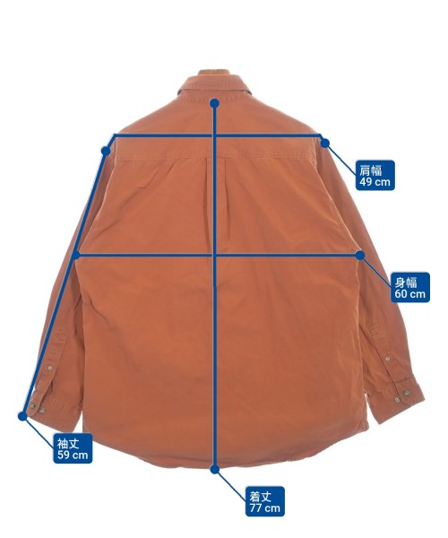 Carhartt（カーハート）カジュアルシャツ オレンジ サイズ:L メンズ/2200634525049