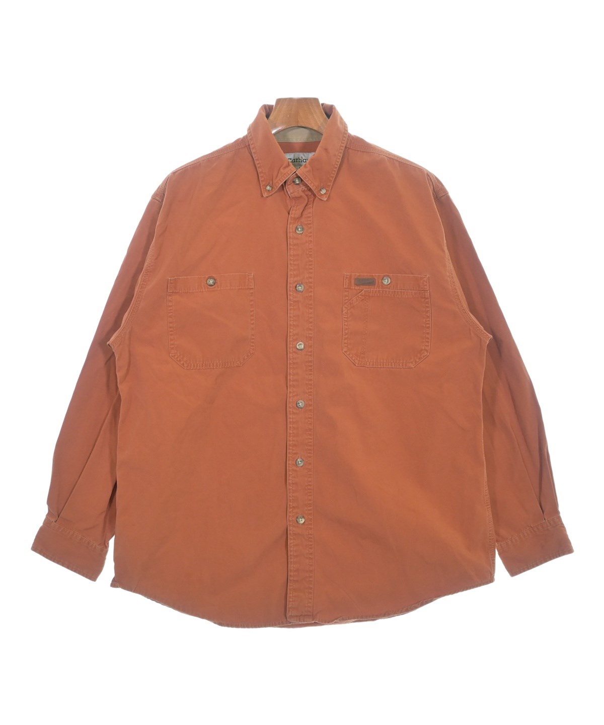 Carhartt（カーハート）カジュアルシャツ オレンジ サイズ:L メンズ