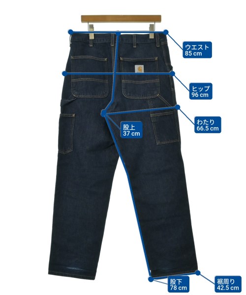 Carhartt（カーハート）デニムパンツ 紺 サイズ:32(L位) メンズ/2200653519036