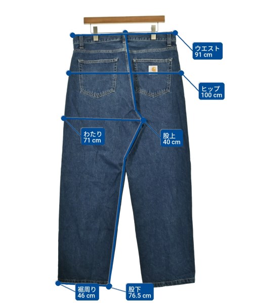 Carhartt（カーハート）デニムパンツ 紺 サイズ:34(XL位) メンズ/2200702659027
