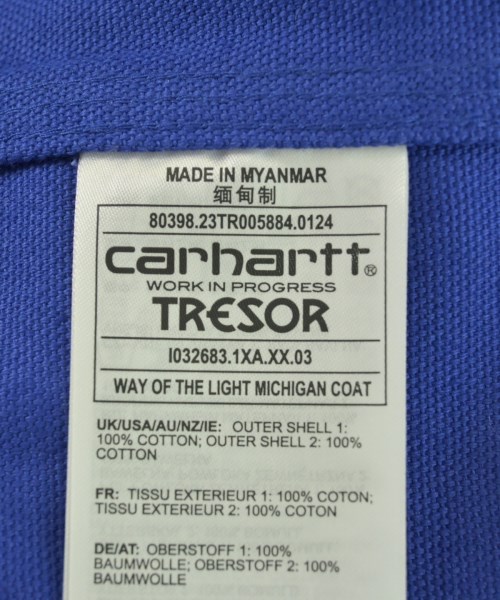 Carhartt（カーハート）カバーオール 青 サイズ:L メンズ/2200705435222