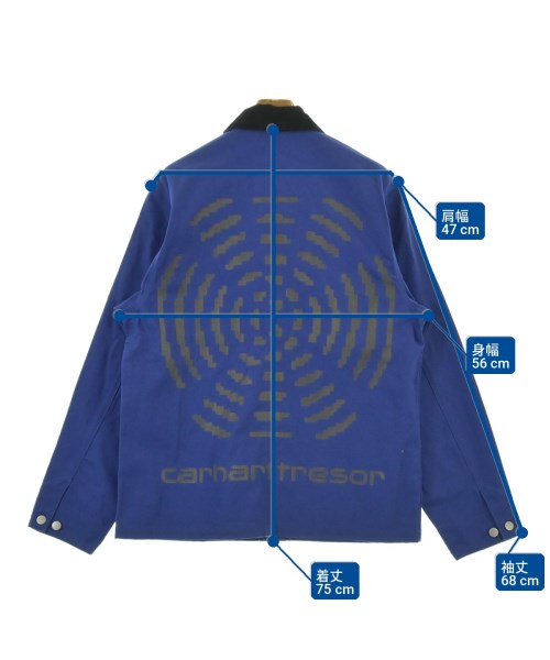 Carhartt（カーハート）カバーオール 青 サイズ:L メンズ/2200705435222