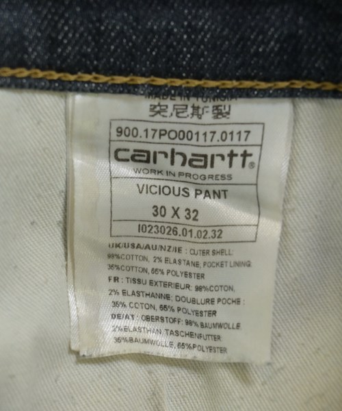 Carhartt（カーハート）デニムパンツ 紺 サイズ:30/32(L位) メンズ/2200705800075
