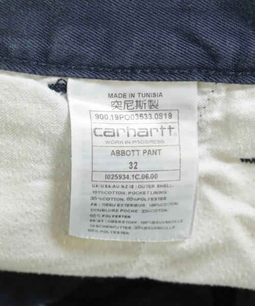 Carhartt（カーハート）クロップドパンツ 紺 サイズ:32(L位) メンズ/2200705800112