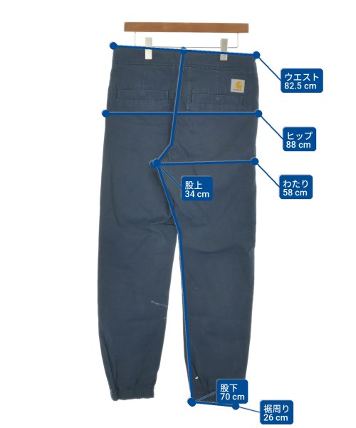 Carhartt（カーハート）クロップドパンツ 紺 サイズ:S メンズ/2200705800129