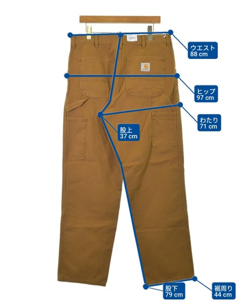 Carhartt（カーハート）カーゴパンツ 茶 サイズ:34(XL位) メンズ/2200709834069
