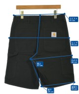 Carhartt（カーハート）ショートパンツ 黒 サイズ:32(L位) メンズ/2200709834083