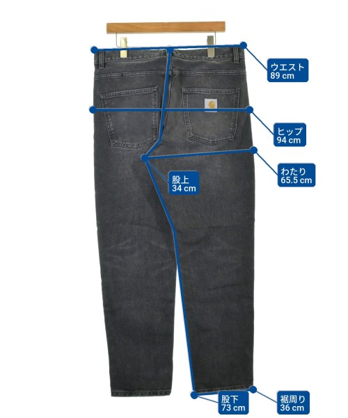Carhartt（カーハート）デニムパンツ 黒 サイズ:32(L位) メンズ/2200709834090