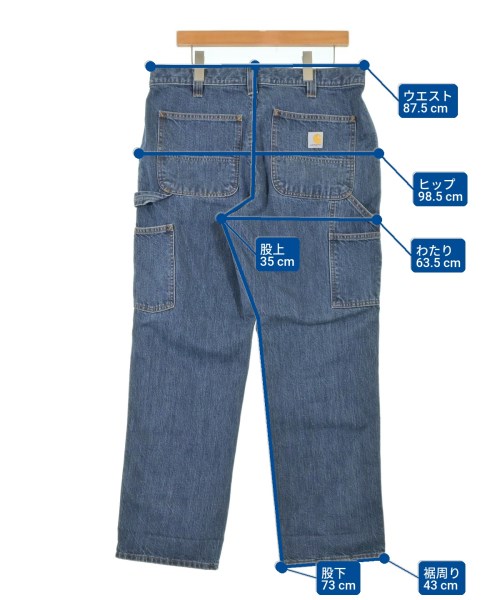 Carhartt（カーハート）デニムパンツ 青 サイズ:34(XL位) メンズ/2200664024031