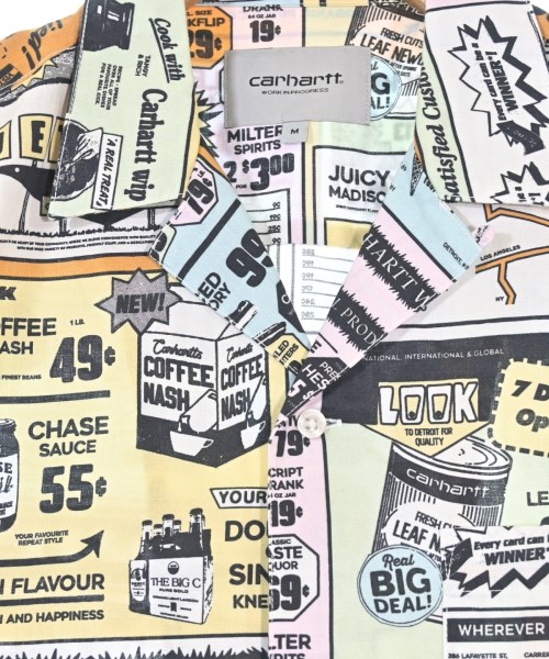 Carhartt（カーハート）カジュアルシャツ オレンジ サイズ:M メンズ/2200663133055