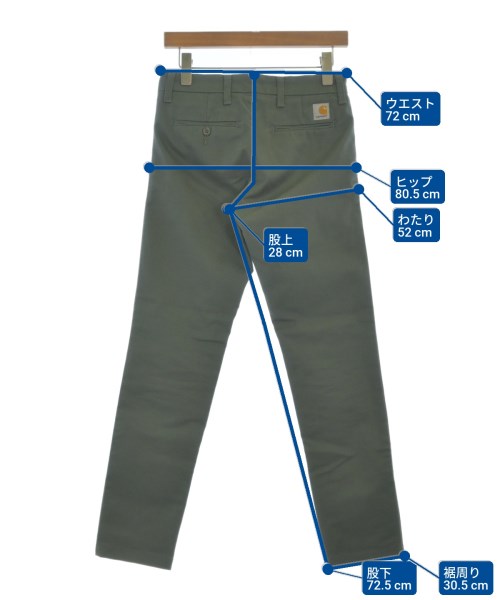 Carhartt（カーハート）その他 カーキ サイズ:28(S位) メンズ/2200665326097