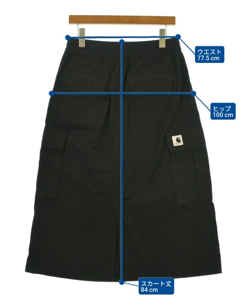 Carhartt（カーハート）ひざ丈スカート 黒 サイズ:M レディース/2200666598035