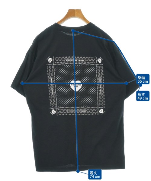 Carhartt（カーハート）Tシャツ・カットソー 黒 サイズ:M メンズ/2200729698030