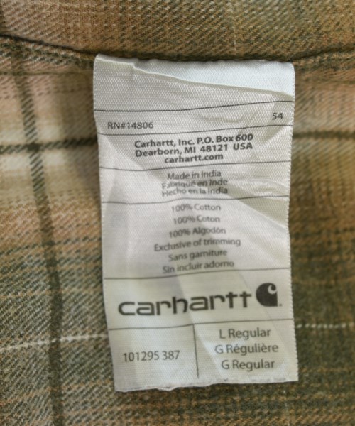 Carhartt（カーハート）カジュアルシャツ 茶 サイズ:L メンズ/2200732438036