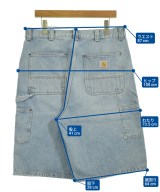 Carhartt（カーハート）ショートパンツ 青 サイズ:M メンズ/2200734712059