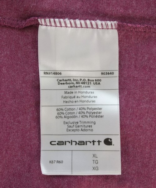Carhartt（カーハート）Tシャツ・カットソー 紫 サイズ:XL メンズ/2200721796031