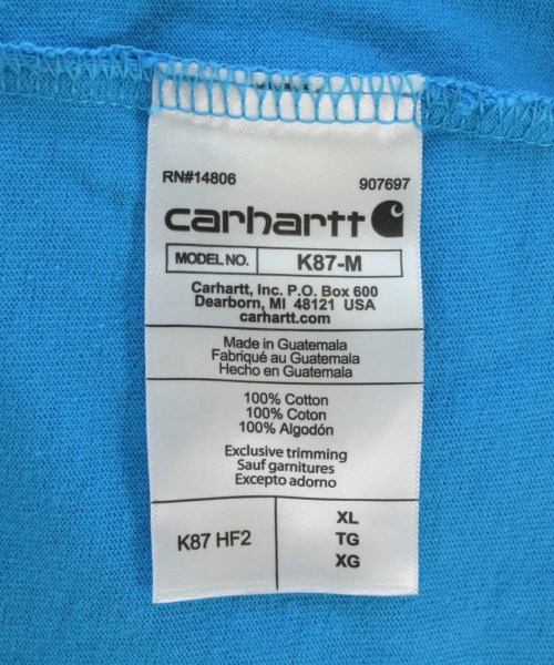 Carhartt（カーハート）Tシャツ・カットソー 青 サイズ:XL メンズ/2200721796055