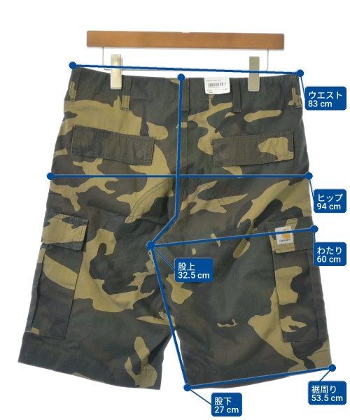 Carhartt（カーハート）ショートパンツ カーキ サイズ:30(M位) メンズ/2200725392048