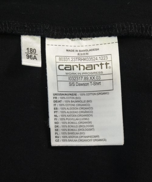 Carhartt（カーハート）Tシャツ・カットソー 黒 サイズ:L メンズ/2200728798045