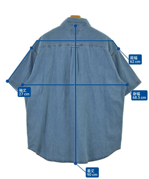 Carhartt（カーハート）カジュアルシャツ 青 サイズ:XL メンズ/2200685630082