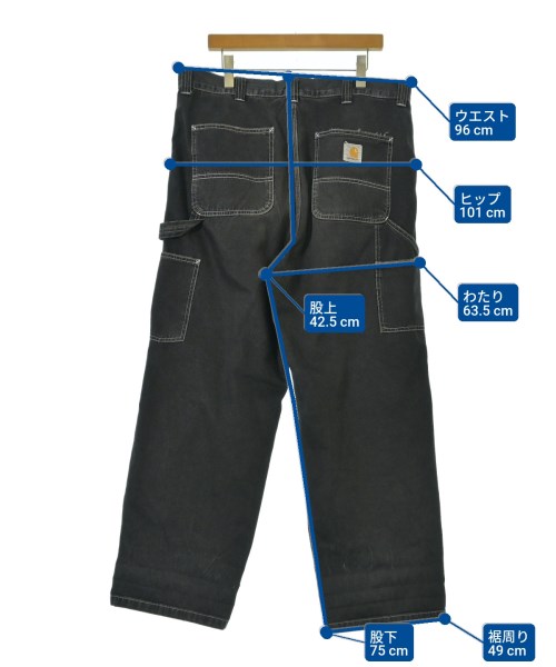 Carhartt（カーハート）デニムパンツ 黒 サイズ:1(S位) メンズ/2200688032012