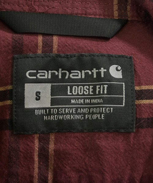 Carhartt（カーハート）カジュアルシャツ 赤 サイズ:S メンズ/2200688456016