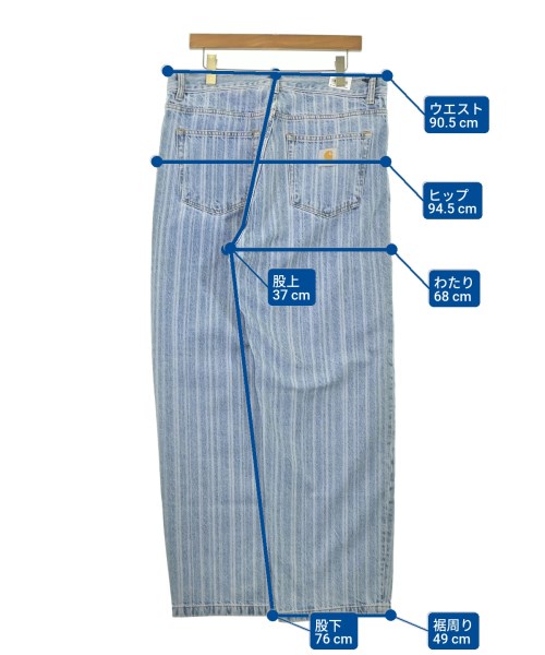 Carhartt（カーハート）デニムパンツ 青 サイズ:34(XL位) メンズ/2200688704018