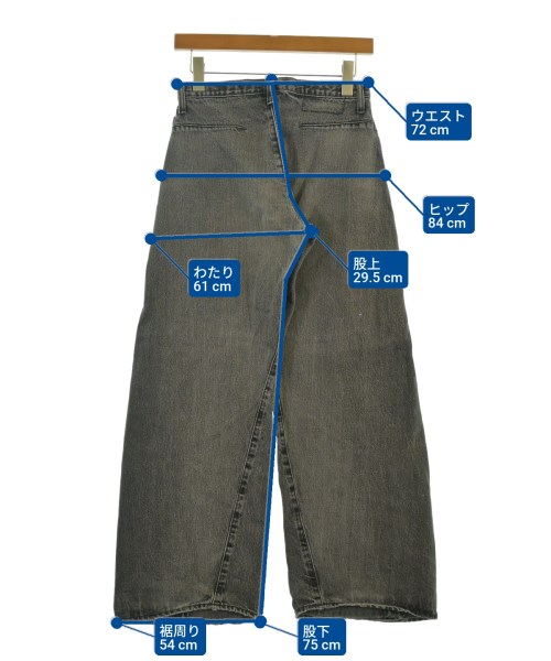 Levi's Engineered Jeans（リーバイスエンジニアドジーンズ）デニムパンツ 黒 サイズ:29(L位) レディース/2200640340032