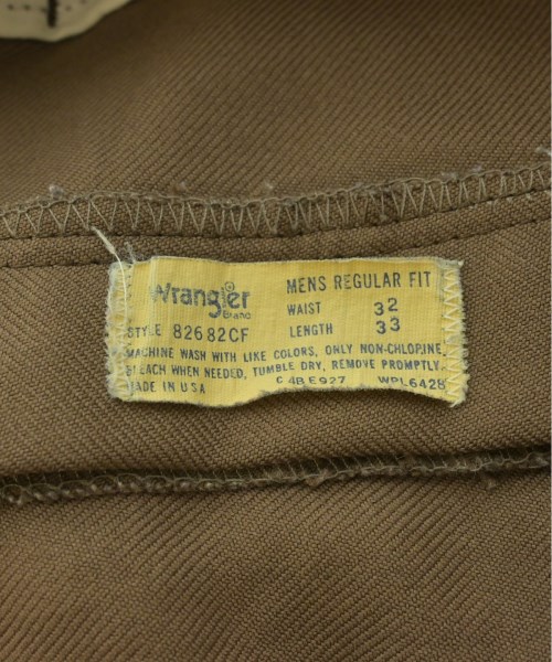 Wrangler（ラングラー）スラックス 茶 サイズ:32(L位) メンズ/2200493106144