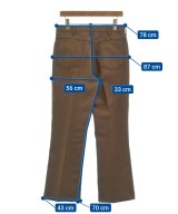 Wrangler（ラングラー）スラックス 茶 サイズ:32(L位) メンズ/2200493106144