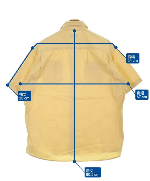 Wrangler（ラングラー）カジュアルシャツ 黄 サイズ:XL メンズ/2200627733086