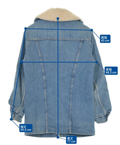 Wrangler（ラングラー）ダウンジャケット/ダウンベスト 青 サイズ:M メンズ/2200643485020