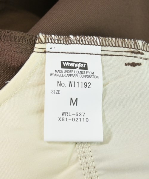 Wrangler（ラングラー）スラックス 茶 サイズ:M レディース/2200644593649