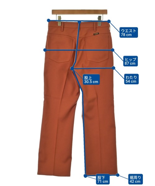Wrangler（ラングラー）スラックス オレンジ サイズ:M メンズ/2200535708046