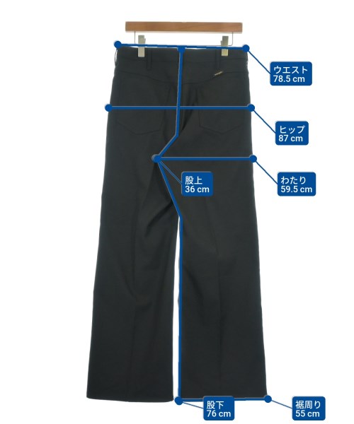 Wrangler（ラングラー）スラックス 黒 サイズ:M メンズ/2200621553017