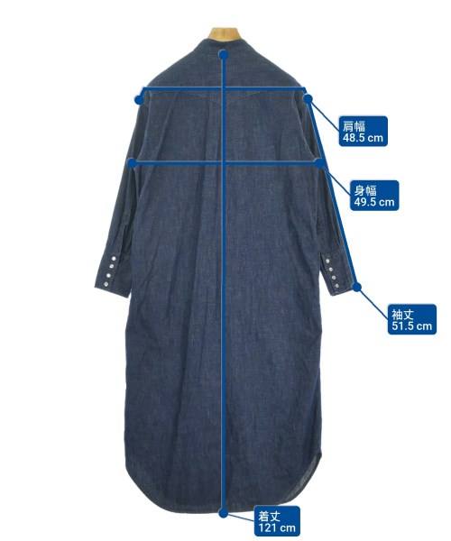 Wrangler（ラングラー）ワンピース 青 サイズ:F レディース/2200622156149