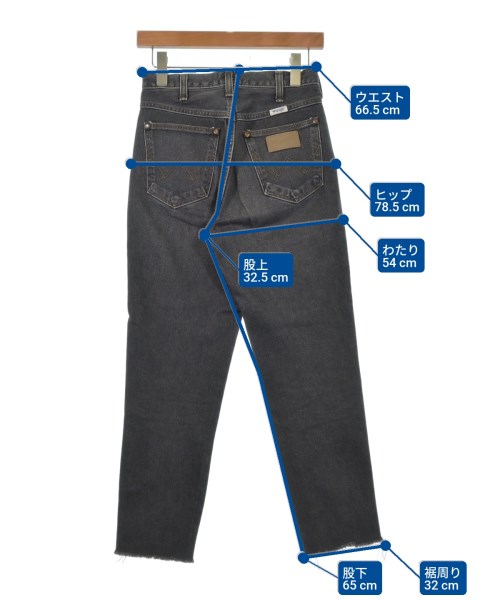 Wrangler（ラングラー）デニムパンツ 黒 サイズ:S レディース/2200612398016