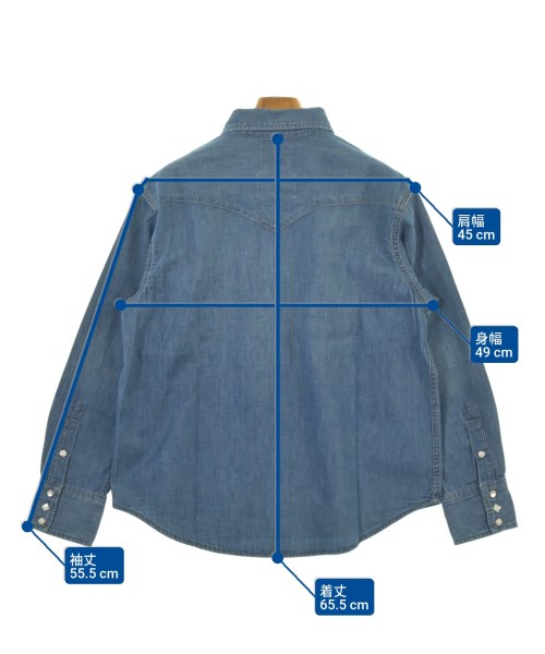 Wrangler（ラングラー）カジュアルシャツ 青 サイズ:XS レディース/2200631135432