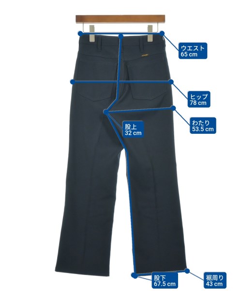 Wrangler（ラングラー）スラックス 紺 サイズ:S レディース/2200603607011