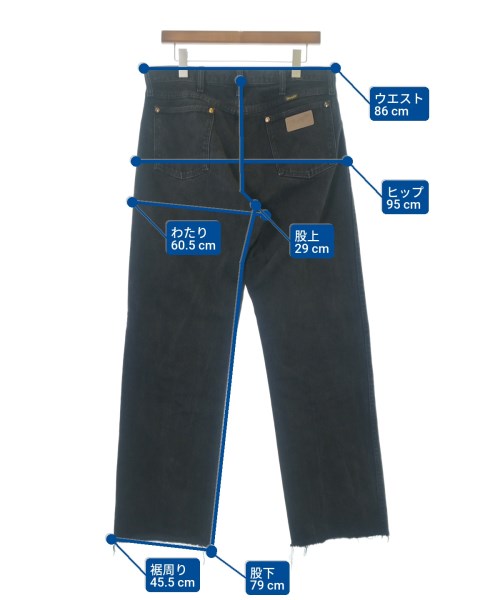 Wrangler（ラングラー）デニムパンツ 黒 サイズ:33(L位) メンズ/2200609338032