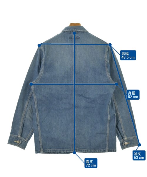 Wrangler（ラングラー）カバーオール 青 サイズ:M メンズ/2200609319024