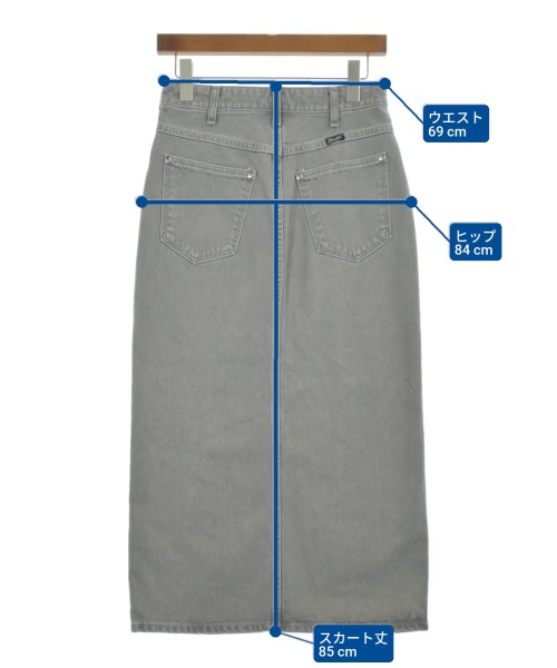 Wrangler（ラングラー）ロング・マキシ丈スカート グレー サイズ:S レディース/2200611555359