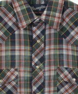 Wrangler（ラングラー）カジュアルシャツ 緑 サイズ:16 1/2(XL位) メンズ/2200616935026