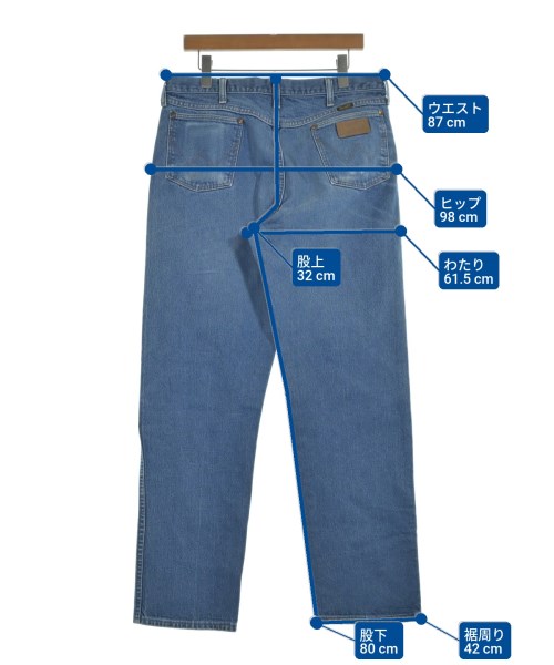Wrangler（ラングラー）デニムパンツ 青 サイズ:36(XXL位) メンズ/2200606230209