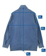 Wrangler（ラングラー）カバーオール 青 サイズ:-(L位) メンズ/2200603211034