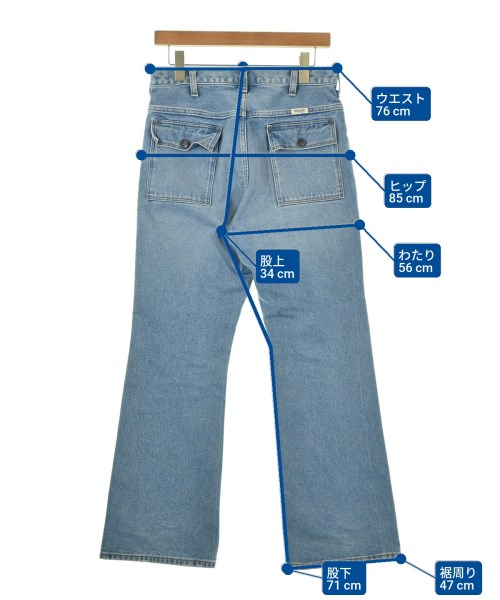 Wrangler（ラングラー）デニムパンツ 青 サイズ:S レディース/2200680715043