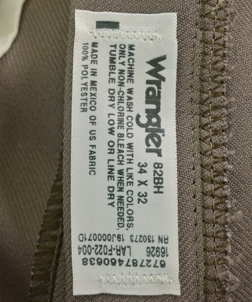 Wrangler（ラングラー）スラックス 茶 サイズ:34(XL位) メンズ/2200681152069