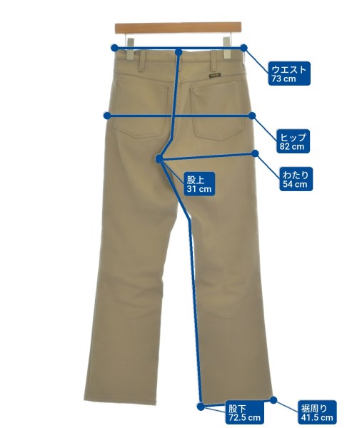 Wrangler（ラングラー）スラックス ベージュ サイズ:S メンズ/2200697233042